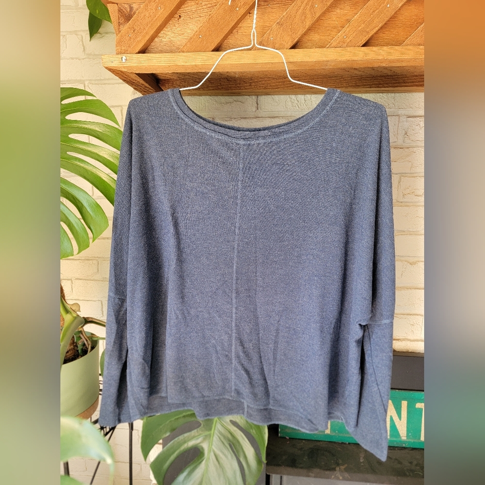 Nordstrom Rack H by Bordeaux Relaxed Fit Long Sleeve Blouse Size M